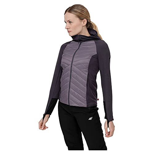 4F Damska hybrydowa kurtka damska Technical Jacket, fioletowy (Light Violet), 42