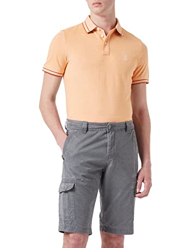 TOM TAILOR Męskie Szorty bermudy cargo 1030023, 28965 - Anthra Geometric Design, 40