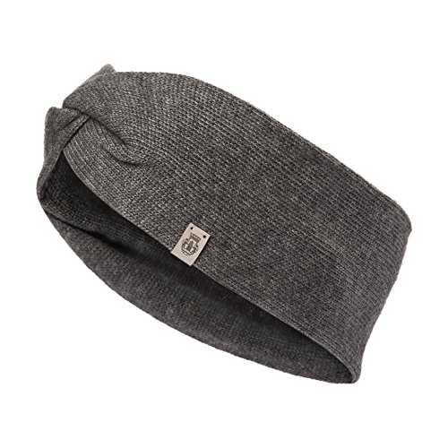 Roeckl Kapelusz, szalik i rękawiczka Kobieta Essentials Basic Opaska na głowę, szary (antracyt 090), one size, Szary (antracyt 090), rozmiar uniwersalny