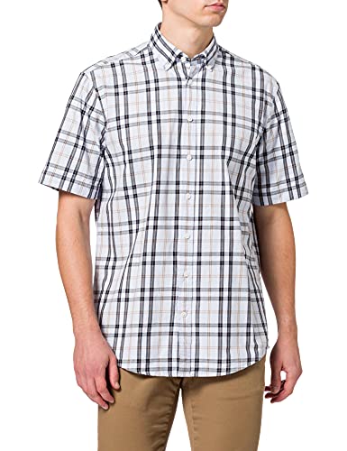 Seidensticker Męska koszula o regularnym kroju z długim rękawem, bawełna, średni niebieski (średni niebieski 11), S