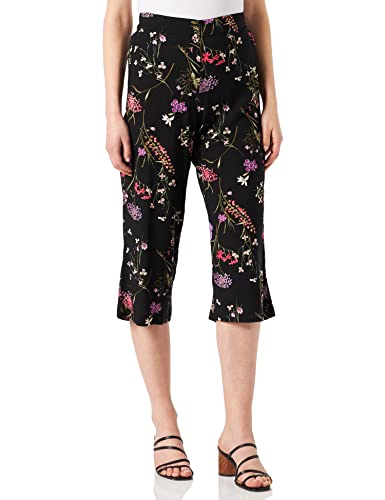 VERO MODA Vmeasy Hw Culotte Pants WVN Ga spodnie damskie, Czarny/Aop: mille, S