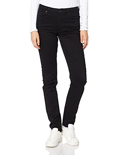 GANT Damskie spodnie sportowe Farla Super Stretch Jeans spodnie rekreacyjne, czarne, 27