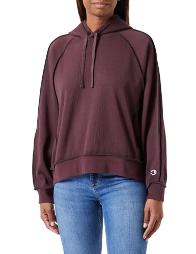 Champion Damska bluza z kapturem, Ciemnobrązowy, S