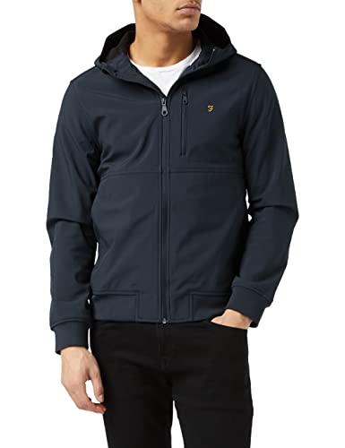 Farah Rudd Softshell Płaszcz męski, Niebieski, M