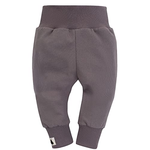 Pinokio Legginsy dziecięce Tres Bien, 95% bawełna, 5% elastan szary, dziewczęce rozm. 62-104 (62)