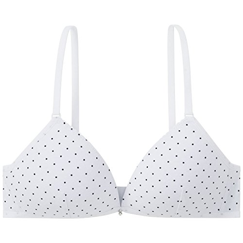 Schiesser Dziewczęcy Mädchen BH-Softbra biustonosz, biały (biały 100), 65A, Biały (biały 100), 65A
