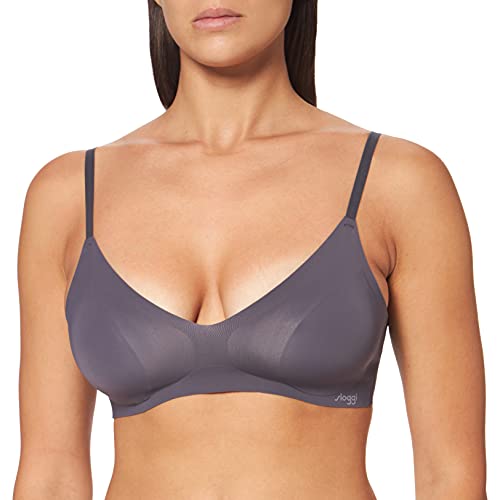 Sloggi Damski biustonosz Zero Feel Ultra Bra Ex, Mauve Grey, XS