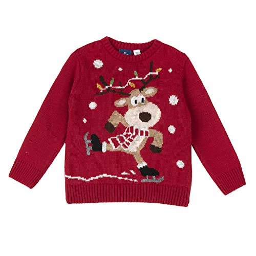 Chicco Sweter Kardigan Chłopięcy, Czerwona, 8 lat