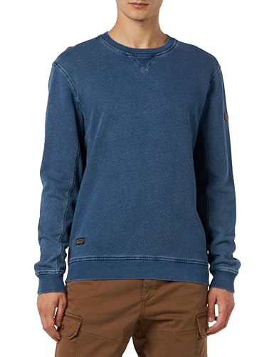 camel active sweter męski, niebieski (Night Blue), XXL