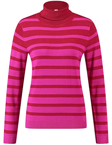 GERRY WEBER Edition Damski sweter 770541-44727, fioletowy/różowy/czerwony/pomarańczowy w paski, 36