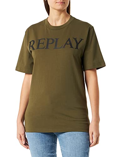 Replay T-shirt damski, 238 Army Green, XL