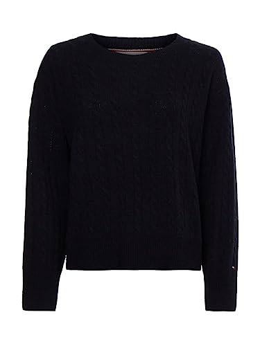 Tommy Hilfiger Sweter damski Soft Flex C-nk, Pustynne niebo, 3XL