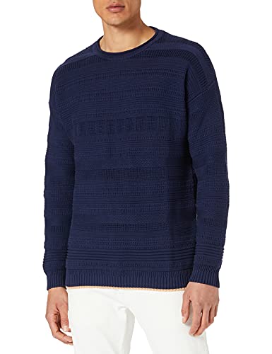 United Colors of Benetton Sweter męski, niebieski 252, XS