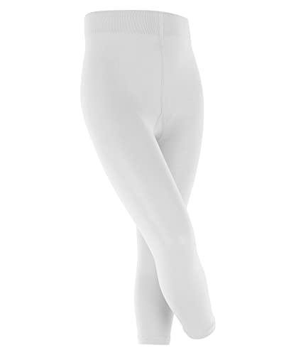 FALKE Uniseks - dzieci Legginsy Cotton Touch , Bawełna, 1 Sztuka, Biały (White 2000); 152-164 (13-16 lata)