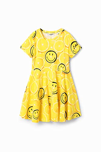 Desigual Sukienka dziewczęca, żółty, 12 Lata