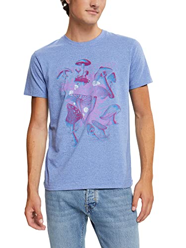 edc by ESPRIT Męski t-shirt 082CC2K304, 434/BLUE 5, standardowy