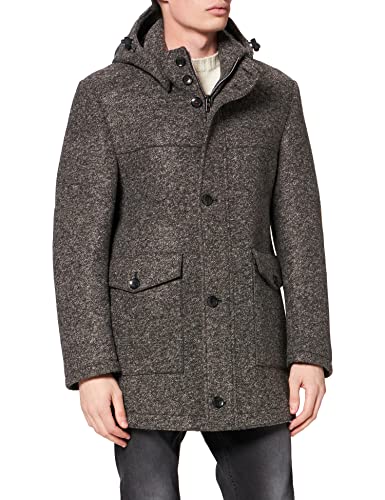 bugatti Płaszcz męski wełniany, brązowy, 52