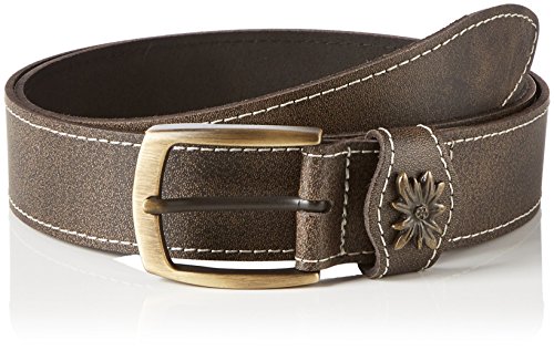 Werner Trachten Pasek do stroju ludowego, uniseks, Brązowy (brązowy 502), 130