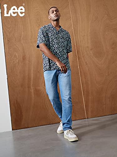 Lee Męski t-shirt z kieszeniami, kolor cytrynowy, rozmiar XXL, Cider, XXL