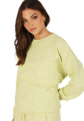 OW COLLECTION Bluza damska Women's OW z okrągłym dekoltem, zielona, XL