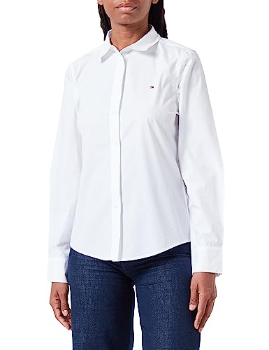 Tommy Hilfiger Organic Co Regular Koszula damska, Th Optic White, 60