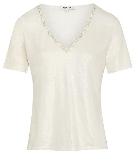 Morgan Damska koszulka DAG Ecru TXL, Off White, XL