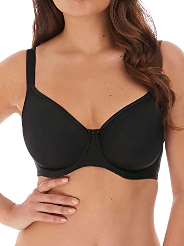 Fantasie Wygładzający formowany biustonosz balkonowy czarny 38E, Czarny, 85F