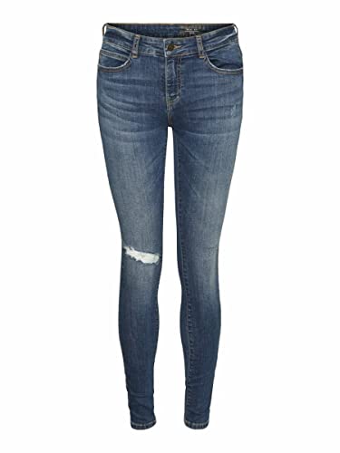 Noisy May Dżinsy damskie, Średni niebieski denim/, 27W x 30L