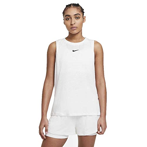 Nike Damska kamizelka W Nkct Df Advtg Tank Vest, biały/biały/czarny., S