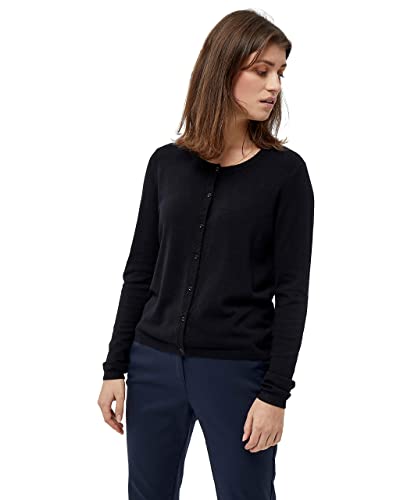 Peppercorn Damski sweter Tana Cardigan, Czarny, XS