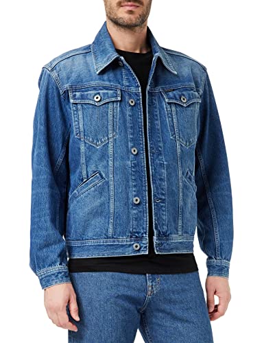 G-STAR RAW Męska kurtka Flight Combat, Niebieski (faded harbor D22066-C967-D331), XL