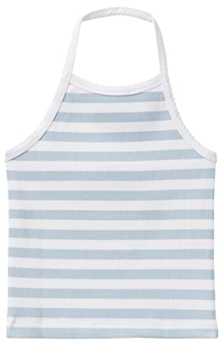 United Colors of Benetton Tank top 3OIWCH00Z Biustonosz tank top, Fantasy Paski Niebieskie i Biały 902, XL Dziewczynka, Fantazyjne Niebiańskie I Białe Paski 902