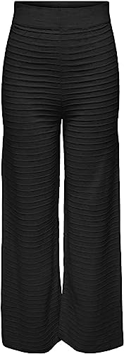 ONLY Damskie spodnie ONLCATA Pant CC KNT, czarne, S, czarny, S