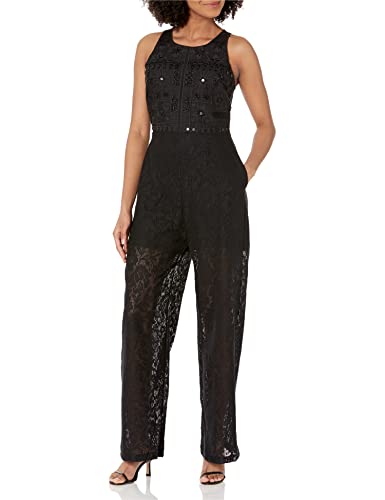 Desigual Damskie spodnie z dzianiny, Czarny, M