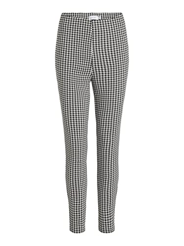 Vila Legginsy damskie, Snow White/Wzór: czarny (plia black), M