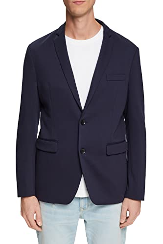 ESPRIT Męska marynarka 013EE2G310, 400/NAVY, S, 400/granatowy, S