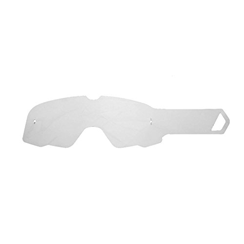SeeCle Tear Off compatible bili per occhiale/maschera 100% Barstow Kit 10 szt, Unisex Dorosły, Przezroczysty, Jeden rozmiar