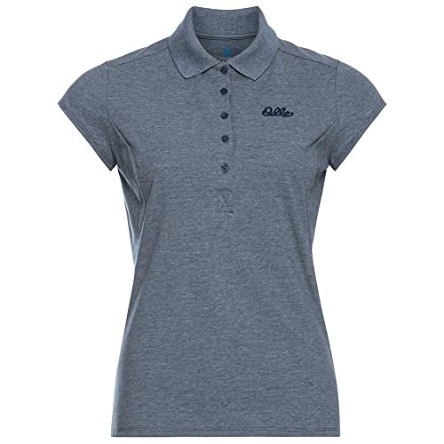 Odlo Kumano damska koszula polo, Blue Wing Teal Melange, L