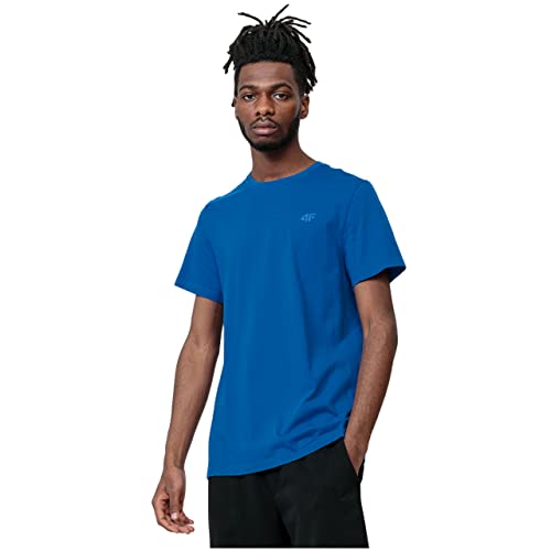 4F Koszulka męska, Niebieski, 3XL