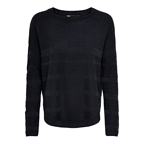 ONLY Damski sweter z dzianiny, jednokolorowy, niebieski (Night Sky Night Sky), XXS