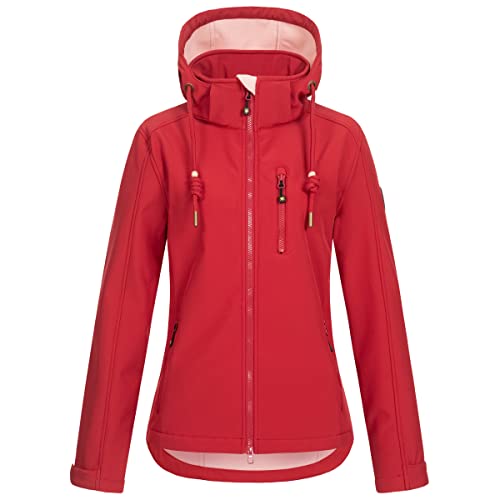 Damska kurtka softshell z odpinanym kapturem kurtka przejściowa Windbreaker #ankerglutfreude