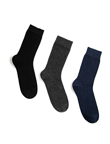 Koton Men Multi Basic Long Socks Set, Anthracite (047)