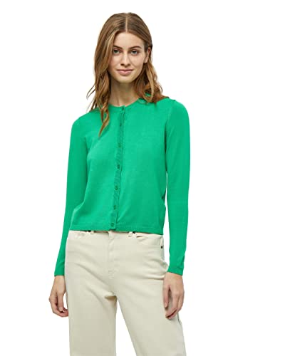 Peppercorn Damski kardigan Tana 28, jasnozielony, L, Intensywna zieleń, L