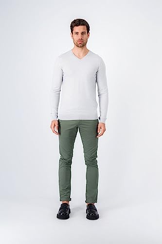 Spodnie męskie Teddy Smith P-Chino Military Khaki Rozmiar 40, Khaki wojskowe, 40W