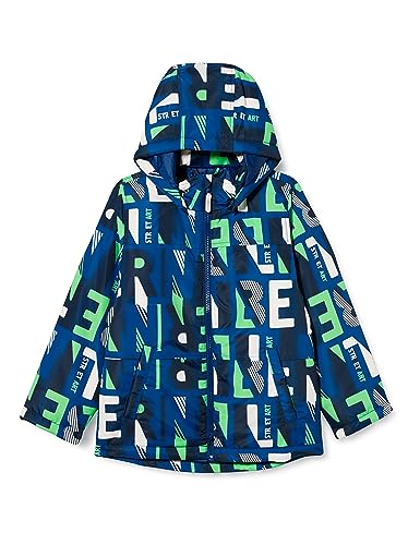 Bestseller A/S Chłopięca kurtka NKMMAX Letters, Estate Blue, 116, estate blue, 116