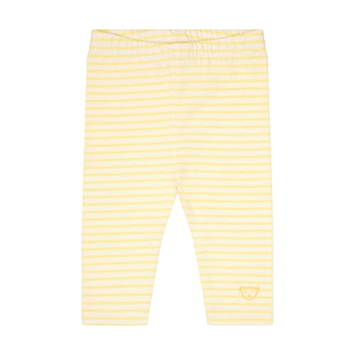 Steiff Dziewczęce legginsy, Yellow PEAR, Slim Fit, Żółty Pear, 74 cm