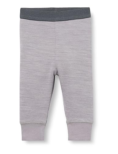 Bestseller A/S NBMWUPPO Wool/CO LONGJOHN XXIII legginsy, Silver Filigree, 80, Silver Filigree, 80