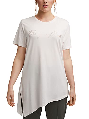 Esprit Sports Coo Curvy Koszulka SL Damska koszulka do jogi, 695, 48/du?y rozmiar