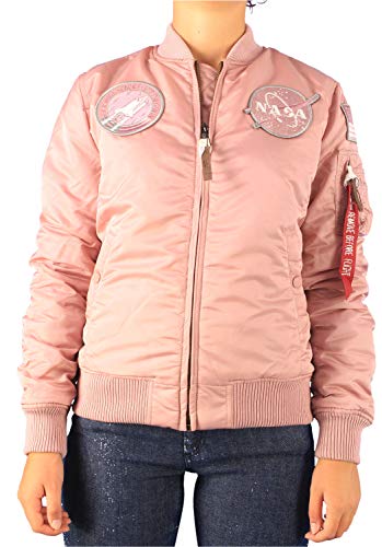 ALPHA INDUSTRIES kurtka damska, Srebrny różowy, M