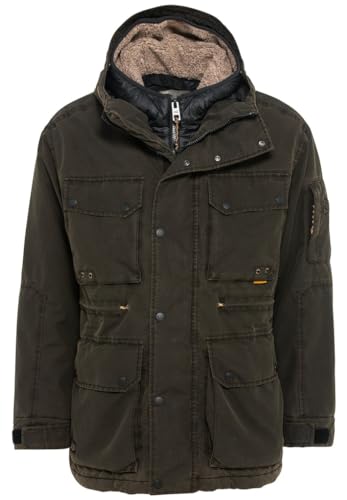 camel active Męska kurtka Multipocket Texxactive, brązowy, 48